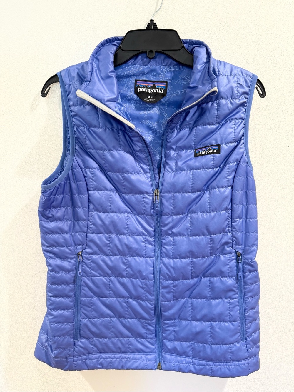 Patagonia Nano Vest Jacket Float Blue Women Medium